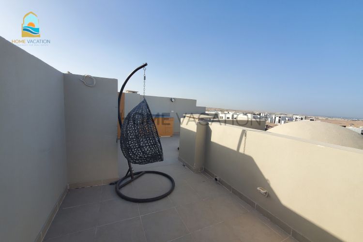 two bedroom apartment pool view for rent makadi heights roof (2)_26cf3_lg